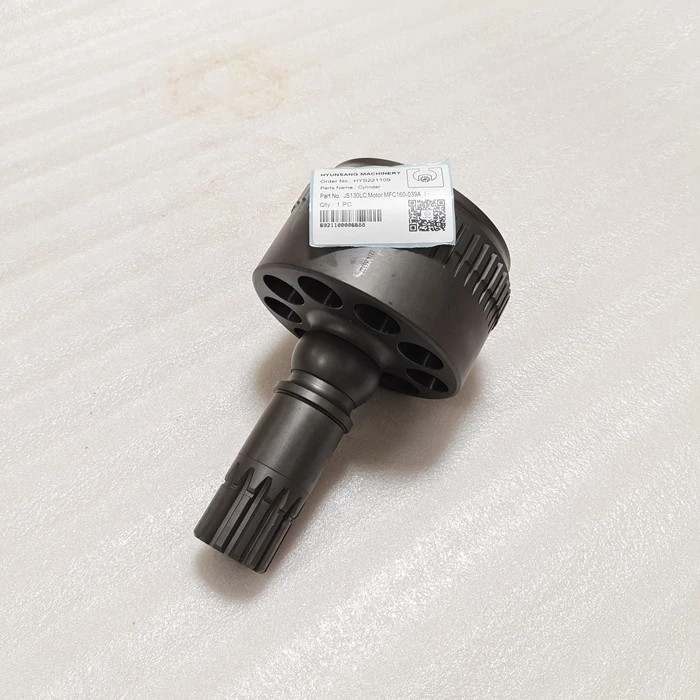 Hyunsang Spare Parts Cylinder Block MFC160-039A for JS130LC Excavator