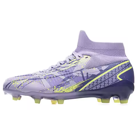 New Men's Football Shoes Anti slip Boots AG/FG Long Nail Shoes Indoor and Outdoor Lawn Football Boots