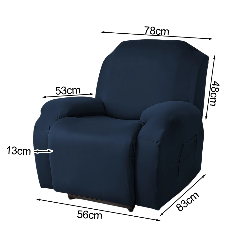 Furniture Protector Elastic Sofa Cover Thickened Polyester Fabric Soft Touch Texture Form-fitting Design For Living Room