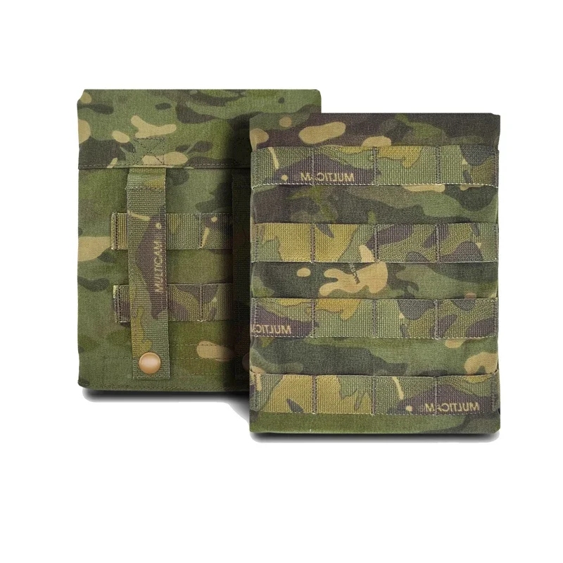 Airsoft Vest Side Panel Plate Carrier Tactical CP Style AVS 6X7.5inch MOLLE Waist Cover Panel Pouch Vest Side Bag 1 Pair view 2