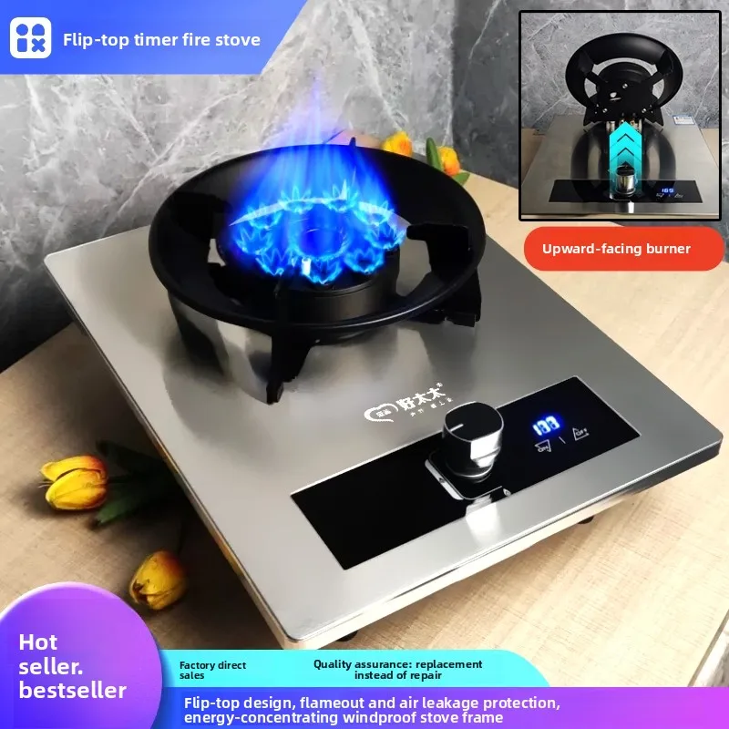 

Газовая плита Goodwife с одной конфоркой, высокая мощность пламени, для природного газа и сжиженного газа, настольная/встраиваемая, для кухни