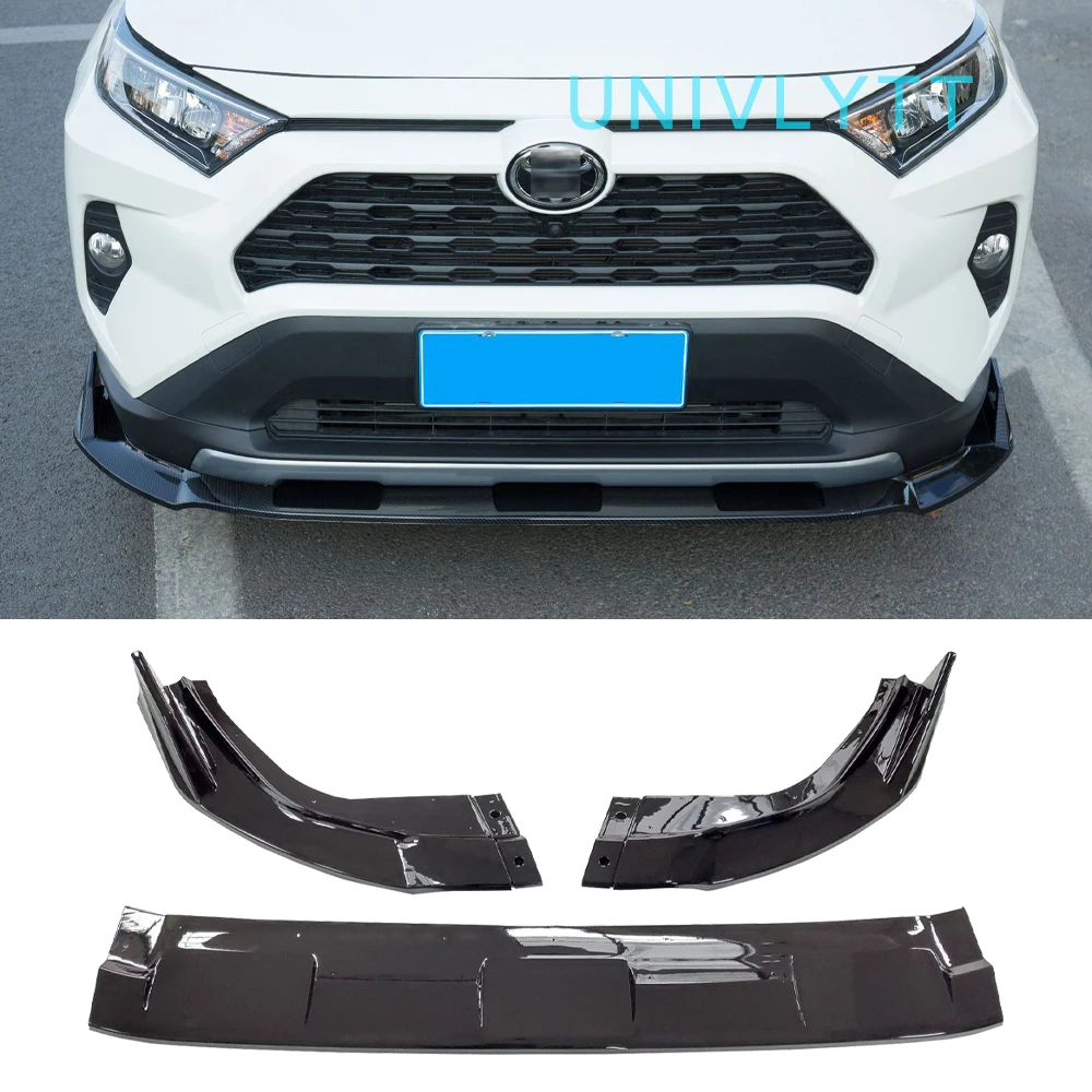 

Для Toyota RAV4 2020, передняя лопата, защита от столкновений и защита от царапин, специальный передний диффузор-сплиттер