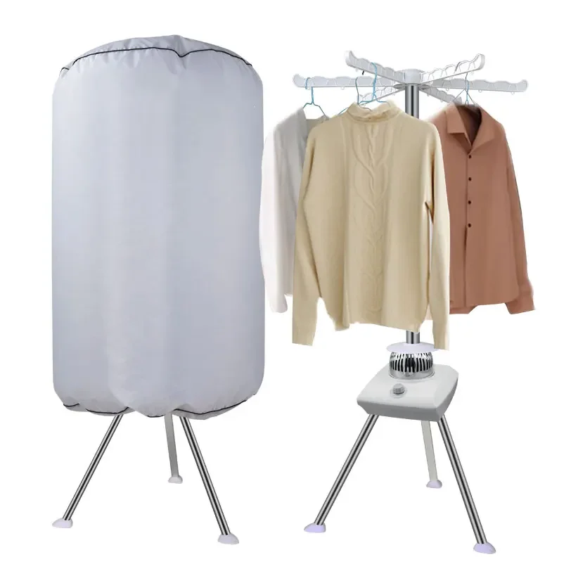 Secador de ropa plegable de aluminio Easy Home, 110V, nuevo producto con características automáticas, máquina secadora de ropa colgante plegable