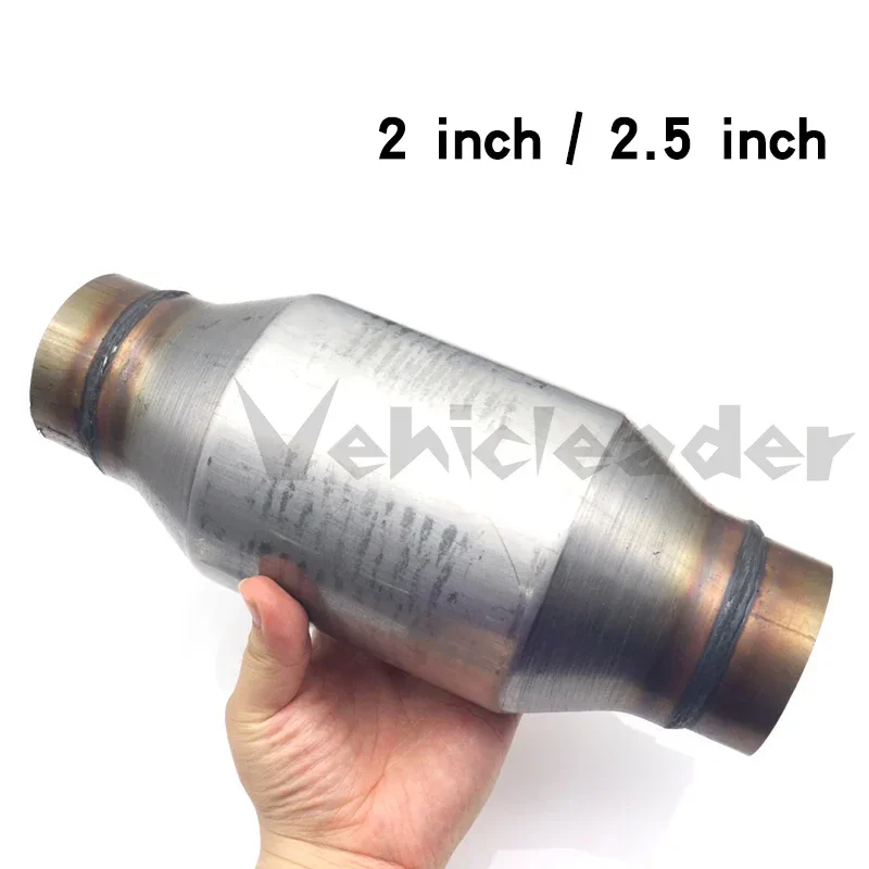 2 inch / 2.5 inch 400 cpsi High Flow Racing  EURO 1 Universal Catalytic Converter With Ceramic Substrate Catalyst length 25.8cm