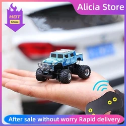 New 1:58 Remote Control Mini Climbing Rc Car Charging Boy Children Off-Road Vehicle Four-Wheel Drive Racing Toy Holiday Gift