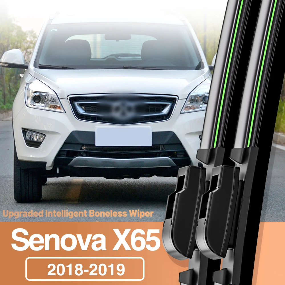 

2pcs For BAIC Senova X65 2018-2019 Front Windshield Wiper Blades Accessories Windscreen Window