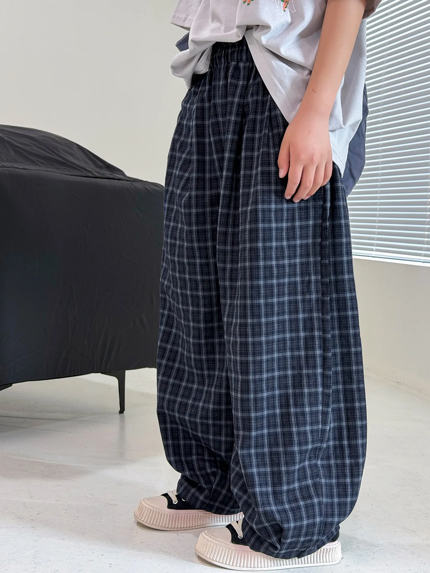 pantalones-de-verano-para-ninos-delgados-de-pierna-recta-antimosquitos-a-cuadros-casuales-largos-ropa-moderna-para-ninos