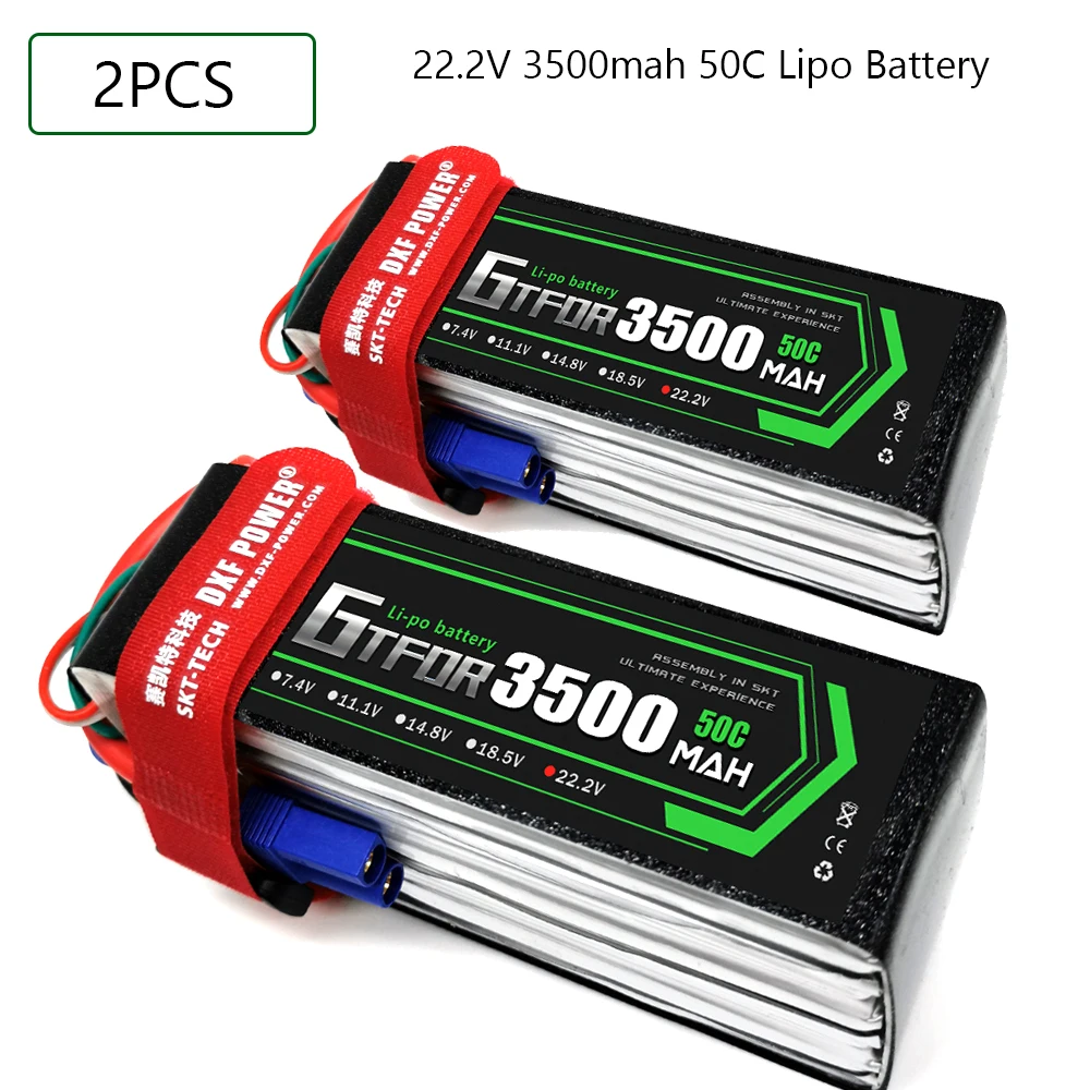 

GTFDR 7.4V 11.1V 15.2V 14.8V 22.2V 2S 3S 4S 6S 3500mAh 5200Mah 6300Mah 6500mAh 6200mAh 6750mAh 8000mAh 7000mAh Lipo Batteries