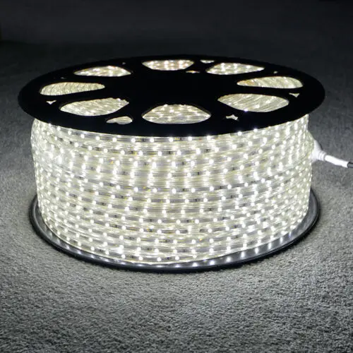 220 V LED Strip Flexible Light SMD 5050 60leds/m Waterproof Diode Tape 220V LED Light With EU Power Plug 1M 2M 3M 4M 5M 10M -25M