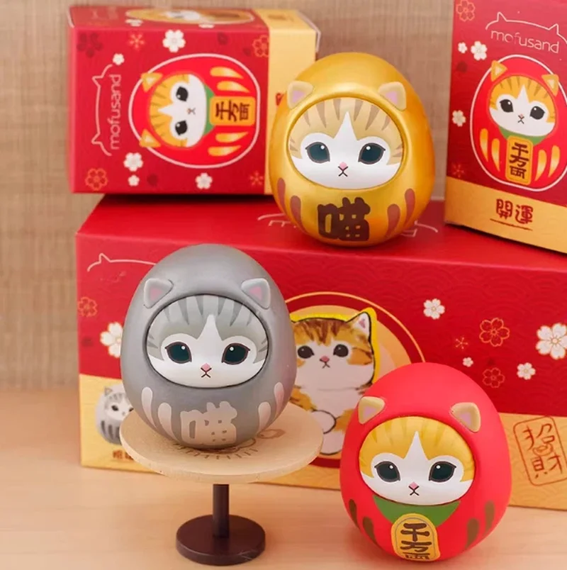

Коллекционная фигурка Mofusand Lucky Cat: Счастливый и непобедимый кот удачи для декора дома, подарок ручной работы
