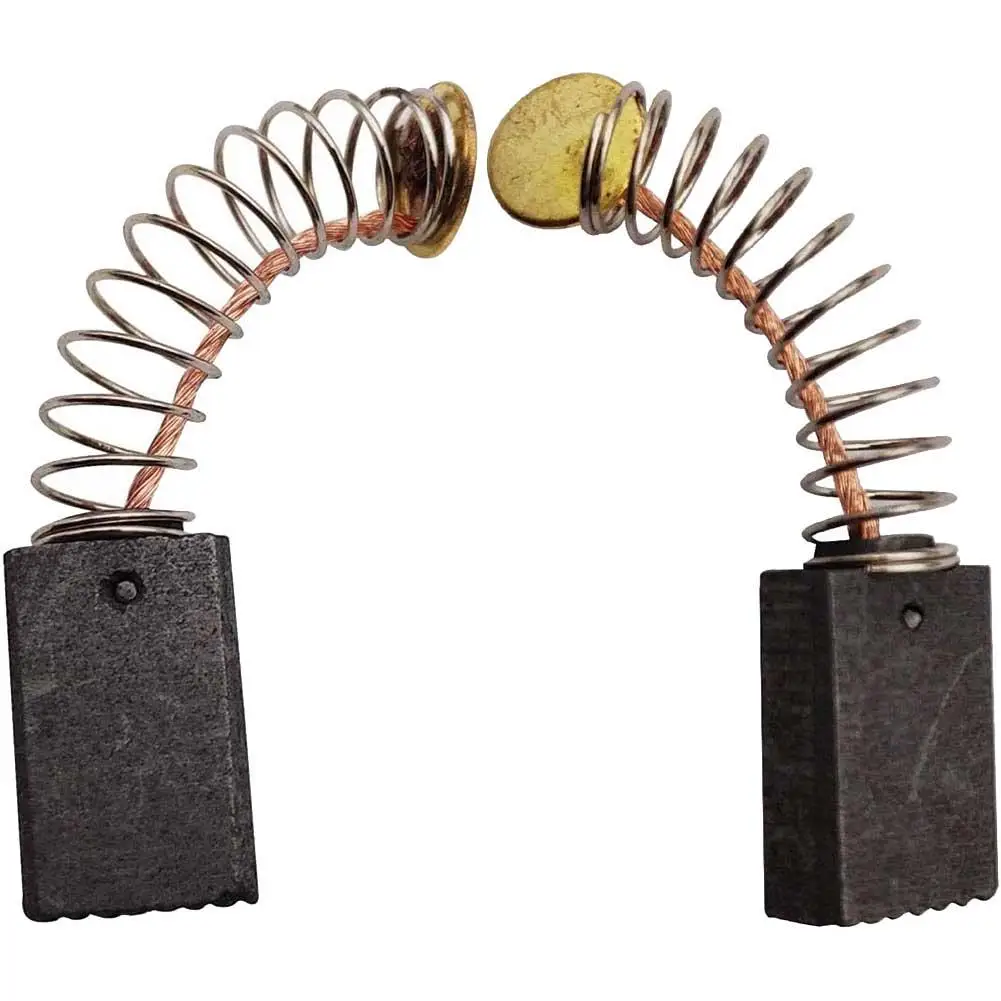 Pacote com 2 Escovas de Carvão para Motor 13x8x5mm com Mola de 22mm para Ferramentas Elétricas, Furadeiras, Serras, Esmerilhadeiras - Peça de Reposiçã