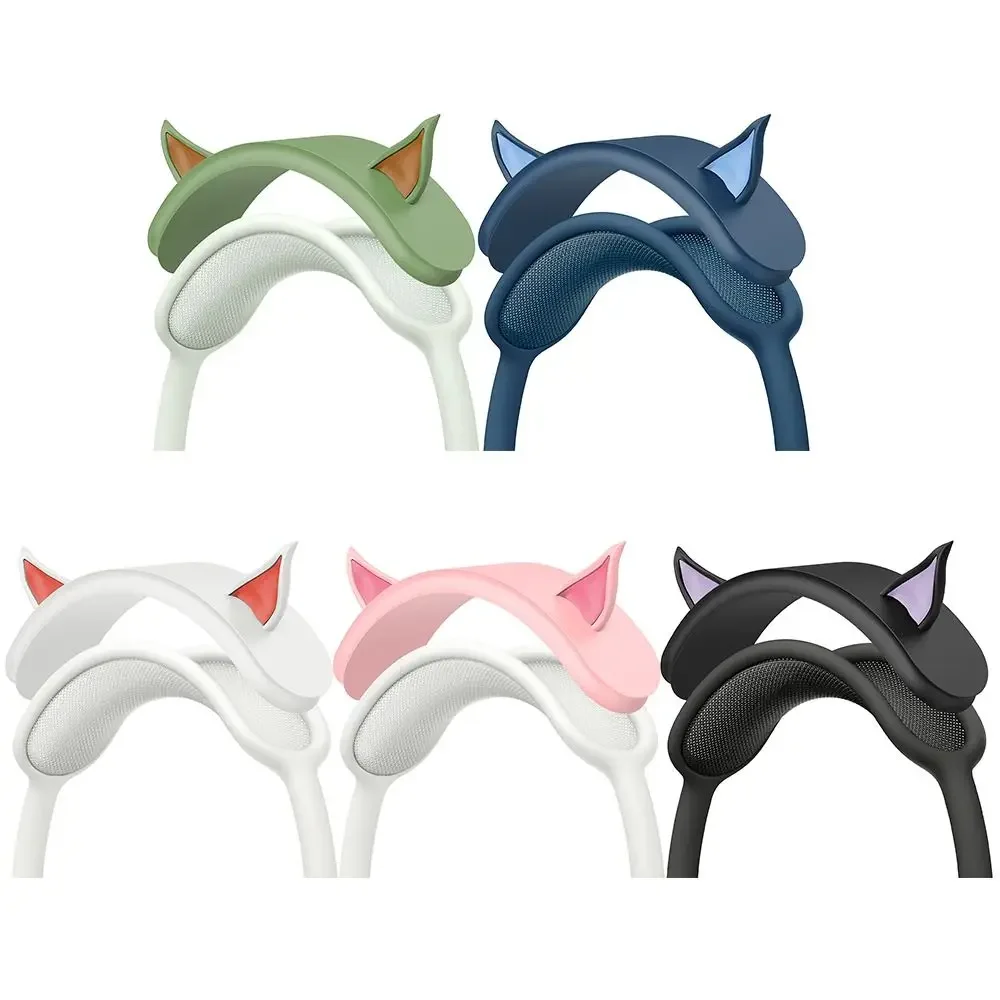 Soft Silicone Headband Cover Decorative lovely Elf Ear Design Headband Protector Suitable for AirPods Max Headphone Accessories