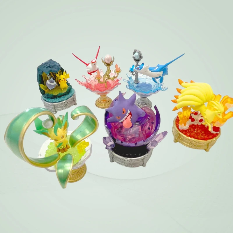 6個入りジェムエルフブラインドボックス手作りアイテム ゲンギピックアップ 六尾イーブイ アニメ手作りボックス