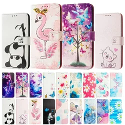 Honor200 Etui for Honor 200 Pro Funda Honor 90 Lite 200 Smart X9b X8B X7B X6B X6A X7A X9A Painted Pattern Leather Flip Case Capa