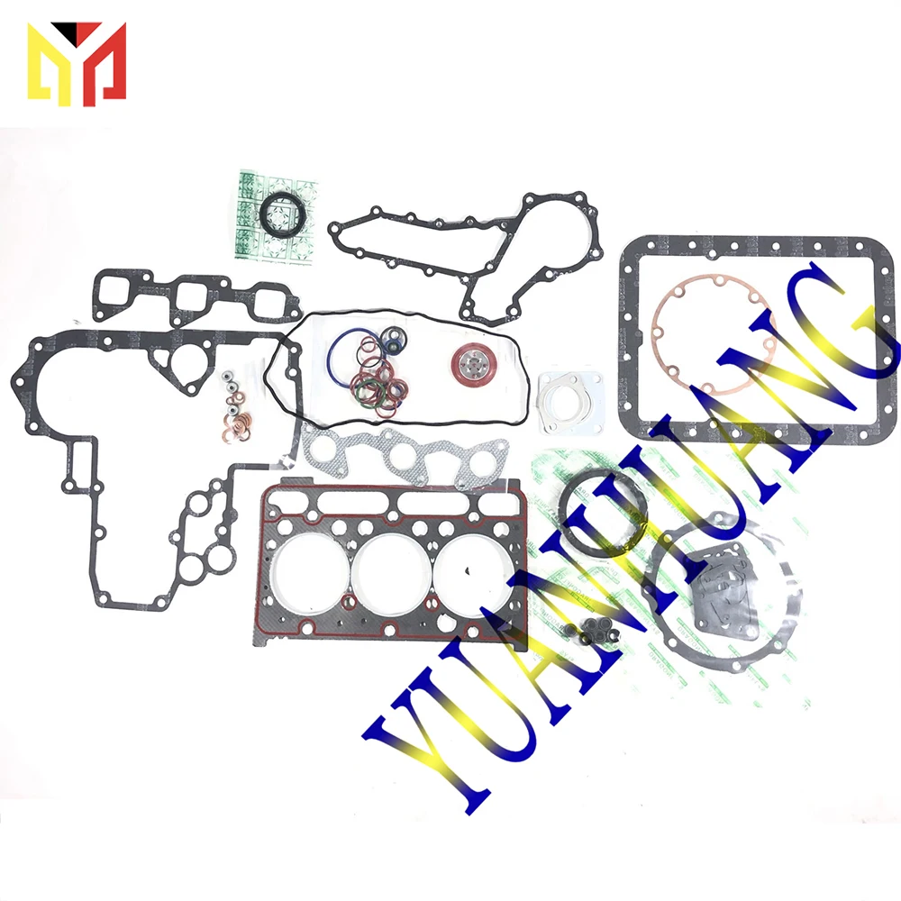 D1703 D1803 Overhaul Head Gasket Kit Upper Lower Engine for Kubota Bobcat 325C/D