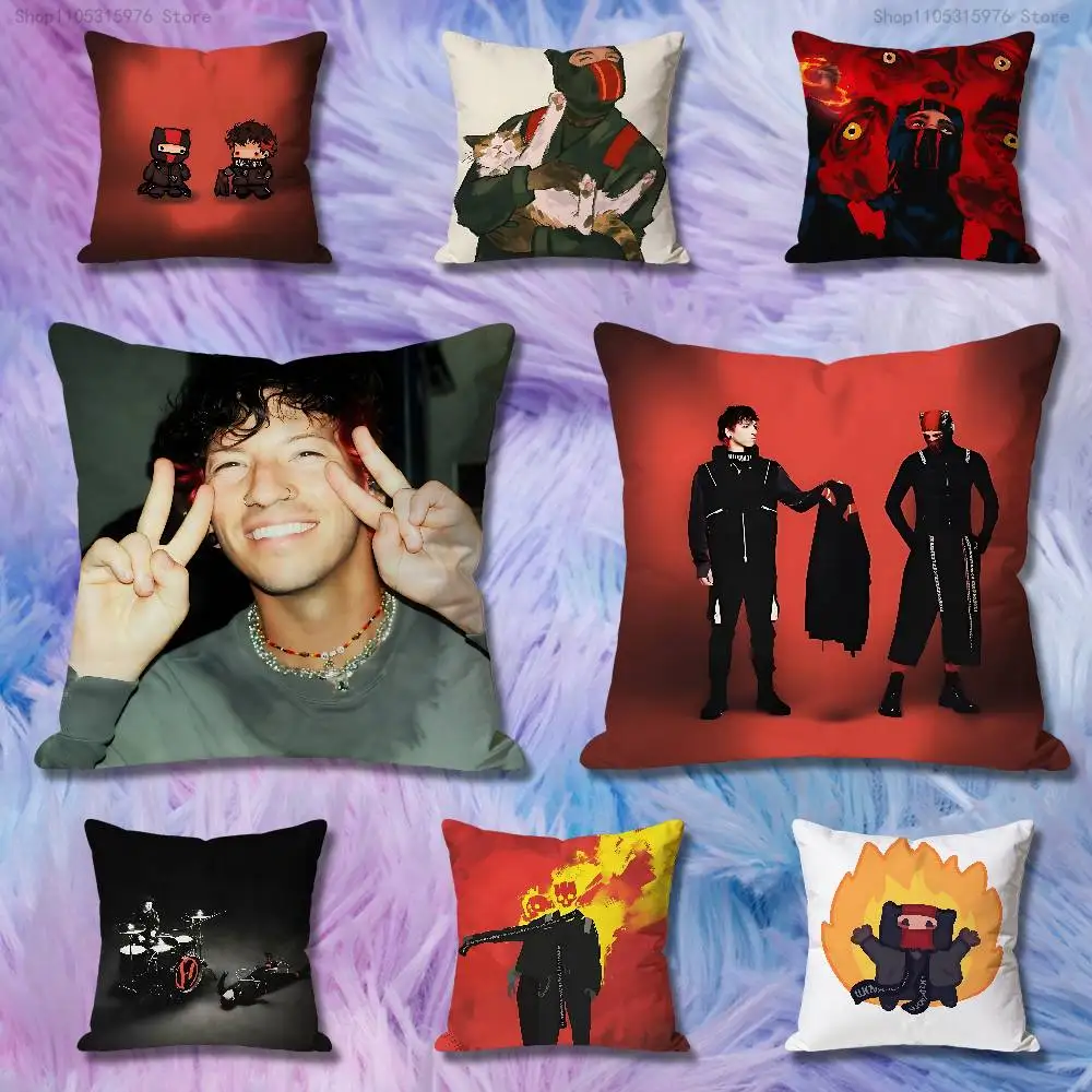 

Breach T-Twentys One P-Pilots Various Sizes Square Pillow Case For Car Home Bedchamber Decor Custom Valentine gift