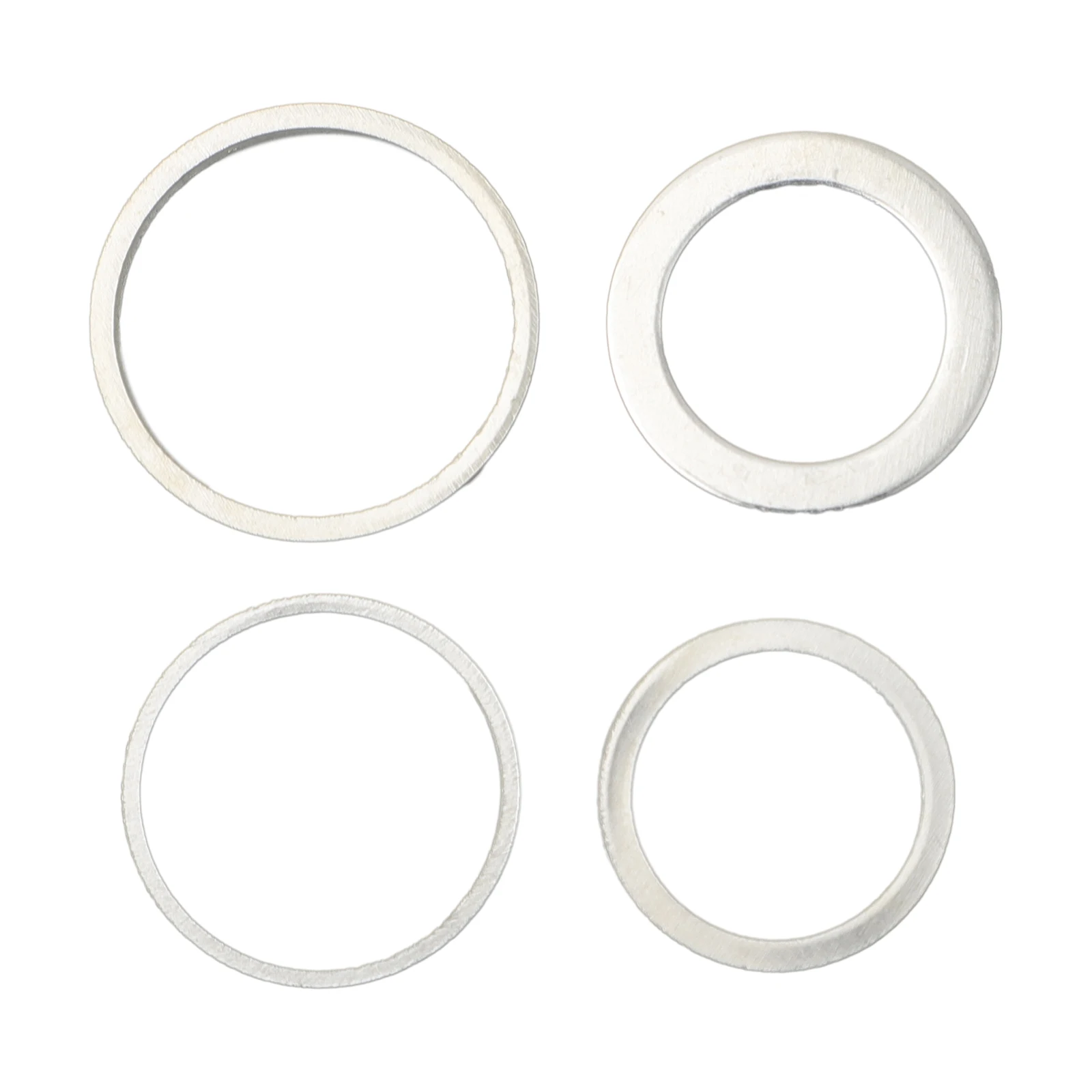 For Circular Saw Blade Reduction Ring Collection 4Pcs Solid Metal Construction Internal 16 22mm External 20 25 4mm