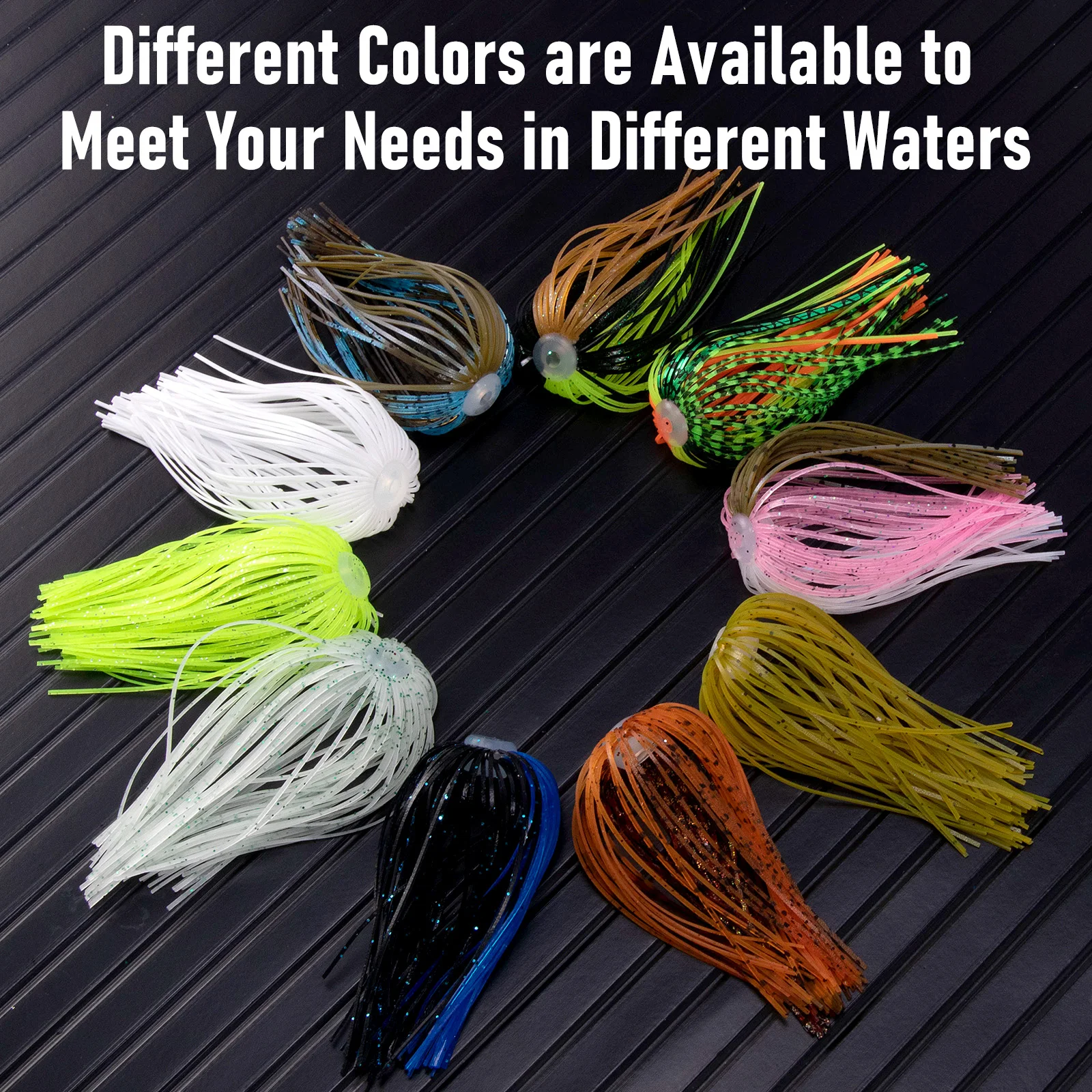 Faldas de silicona para Spinnerbait y Buzzbait – Recambio rápido - imagen 3