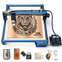 SCULPFUN S30 PRO 10W Output CNC Diode Laser Engraver and Cutter Machine for Wood