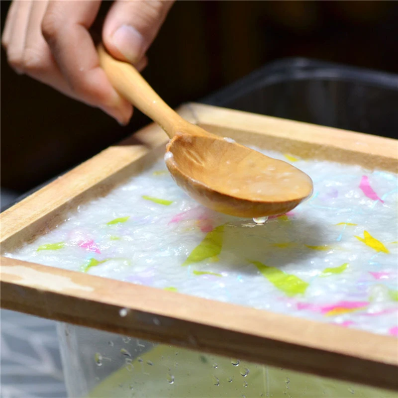 Paper Making Frame Screen DIY Wood Paper Making Papermaking Mould Crafts Handcraft Paper Recycling Tool Wooden Deckle Multi-size