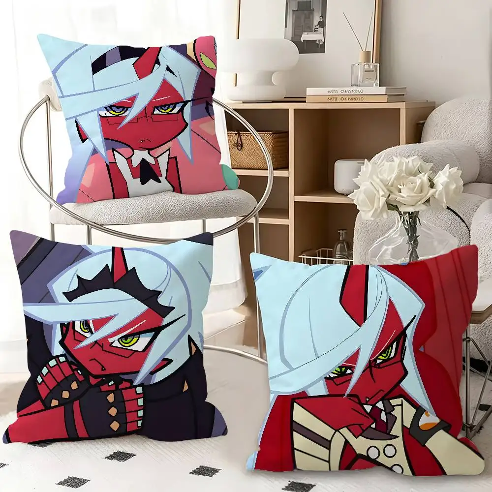 1pc Kneesocks Demon Anime Characters Pillow Case Fashion Square Pillowcase Bedroom Sofa Room Ins Decoration Leisure