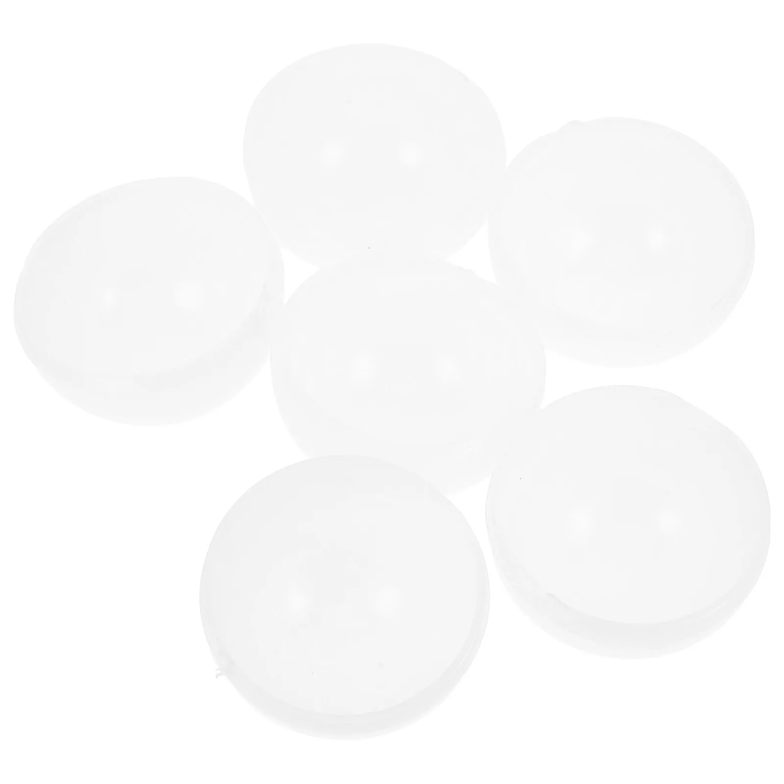 

6Pcs Flat Pc Lamp Shade Covers Half Round LED Bulb Diffusers Anti-Fog Replacement Ceiling Light Diffuser Accessory