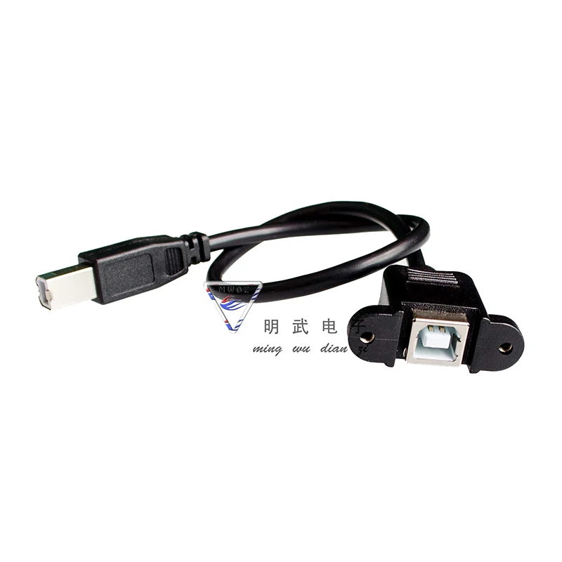 USB Printing Port B-type Extension Cable With Screw Holes Can Be Fixed USB Square Port Extension Cable Male To Female