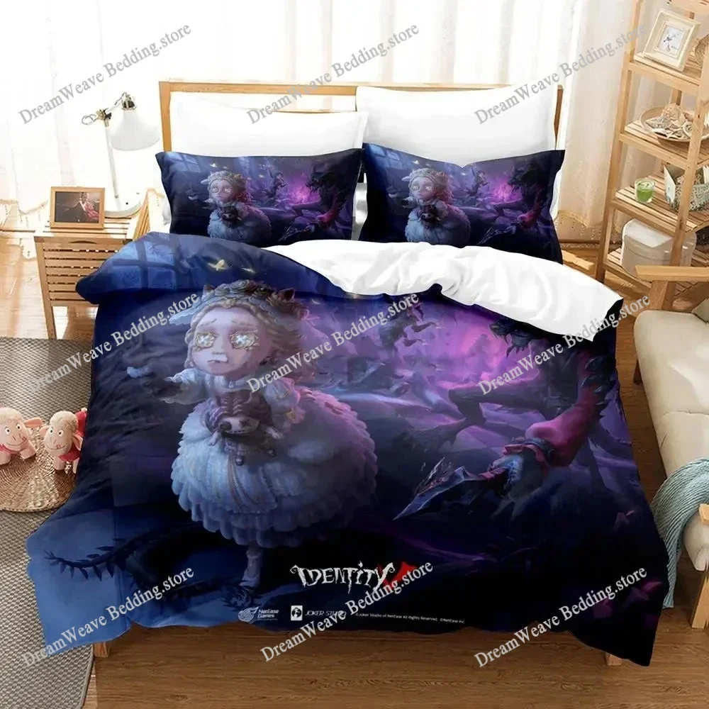 

Anime Game Identity V Bedding Set Duvet Cover Bed Set Quilt Cover Pillowcase Comforter King Queen Size Boys Adult Bedding Set963