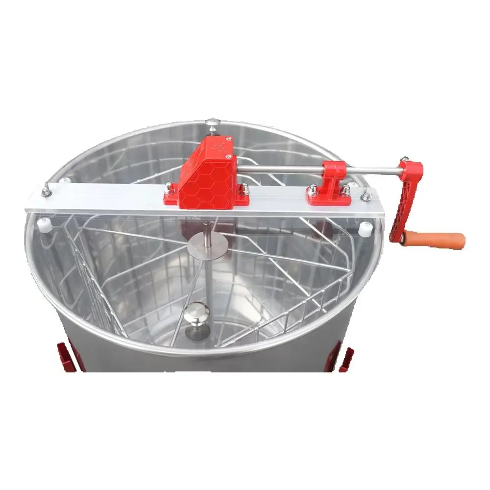 Manual Honey Extractor Centrifuge 4 Frames Beekeeping Equipment - Extract Honey Efficiently with This Essential Tool for Beekeep
