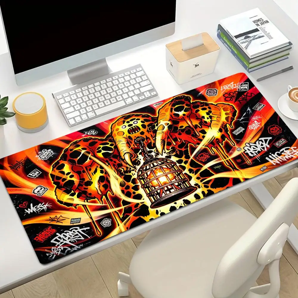 Large Size Playmat Dark Giant Serpent Cosmic Vortex Black Hole Nebula Meteorite Anime Games Office Desktop Mat