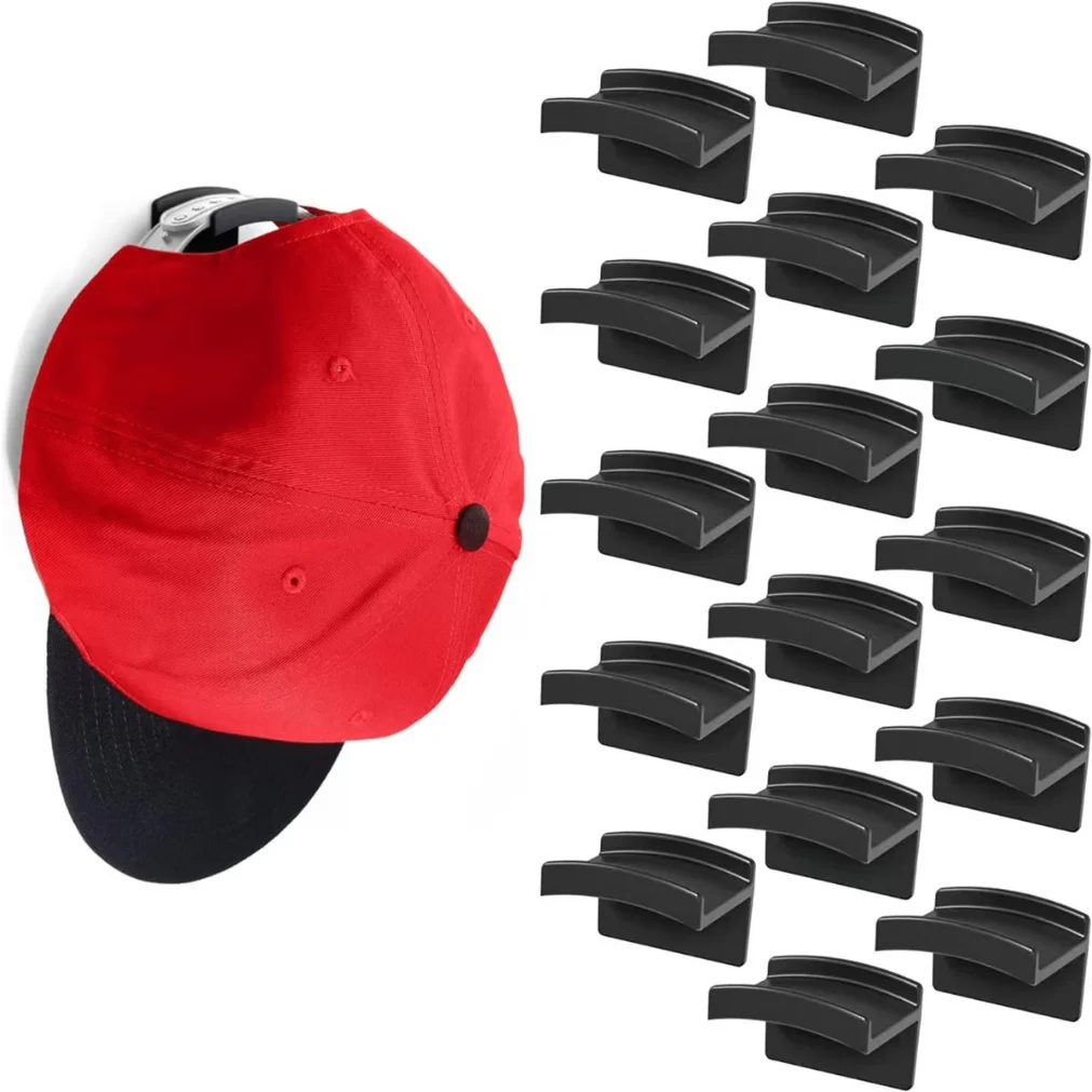 

2/4/8/10 Pieces Baseball Casual Hat Storage Box Without Drilling Portable Cap Holder Support Caps Accessories for Caps Organizer