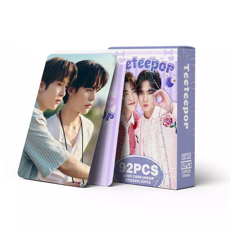 92Pcs/Set Thai Star CP TEETEEPOR Photocards with Stickers Thai