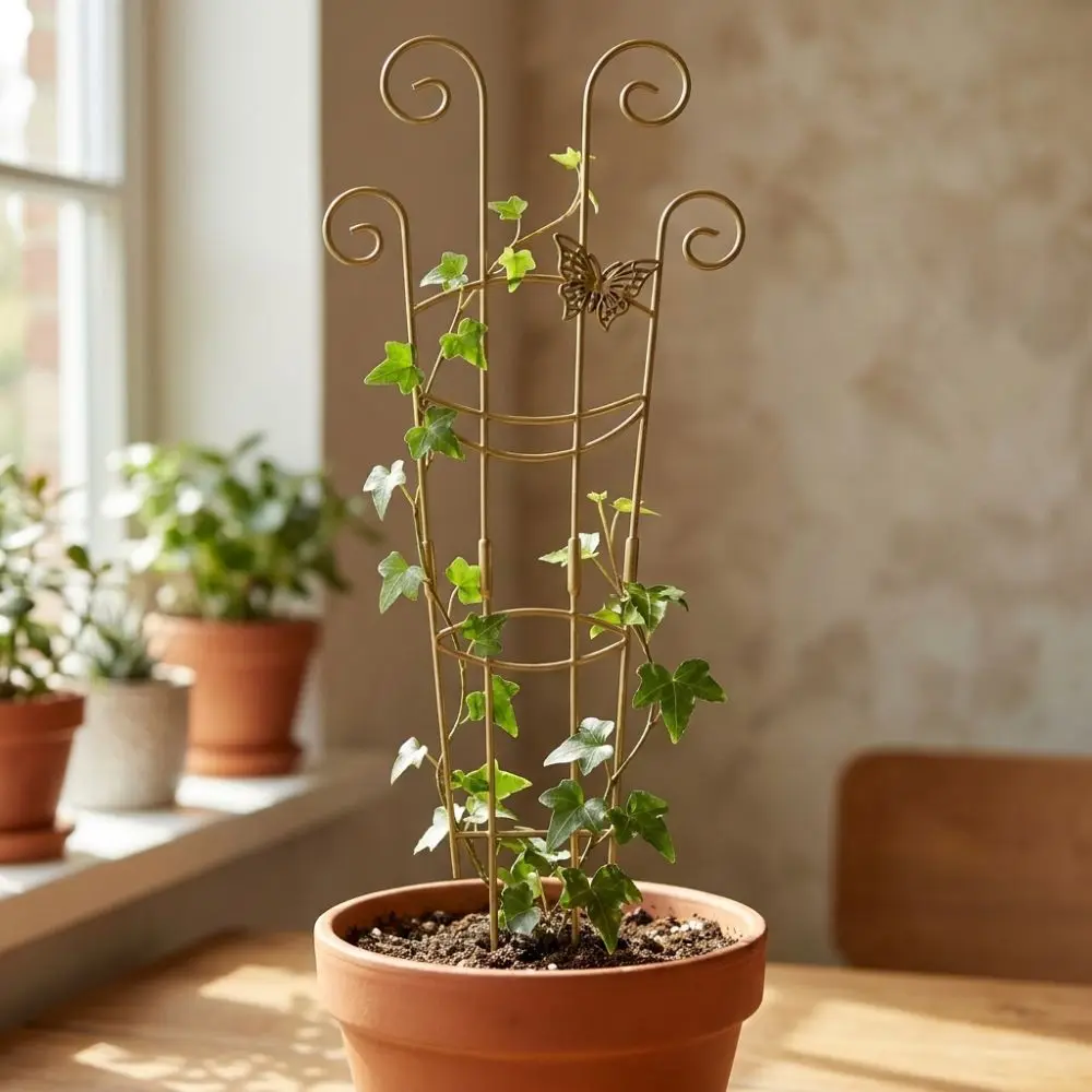 Butterfly Shaped Plant Climbing Trellis Strong Load Bearing Thickened Vine Climbing Rack Plastic Rust-Resistant