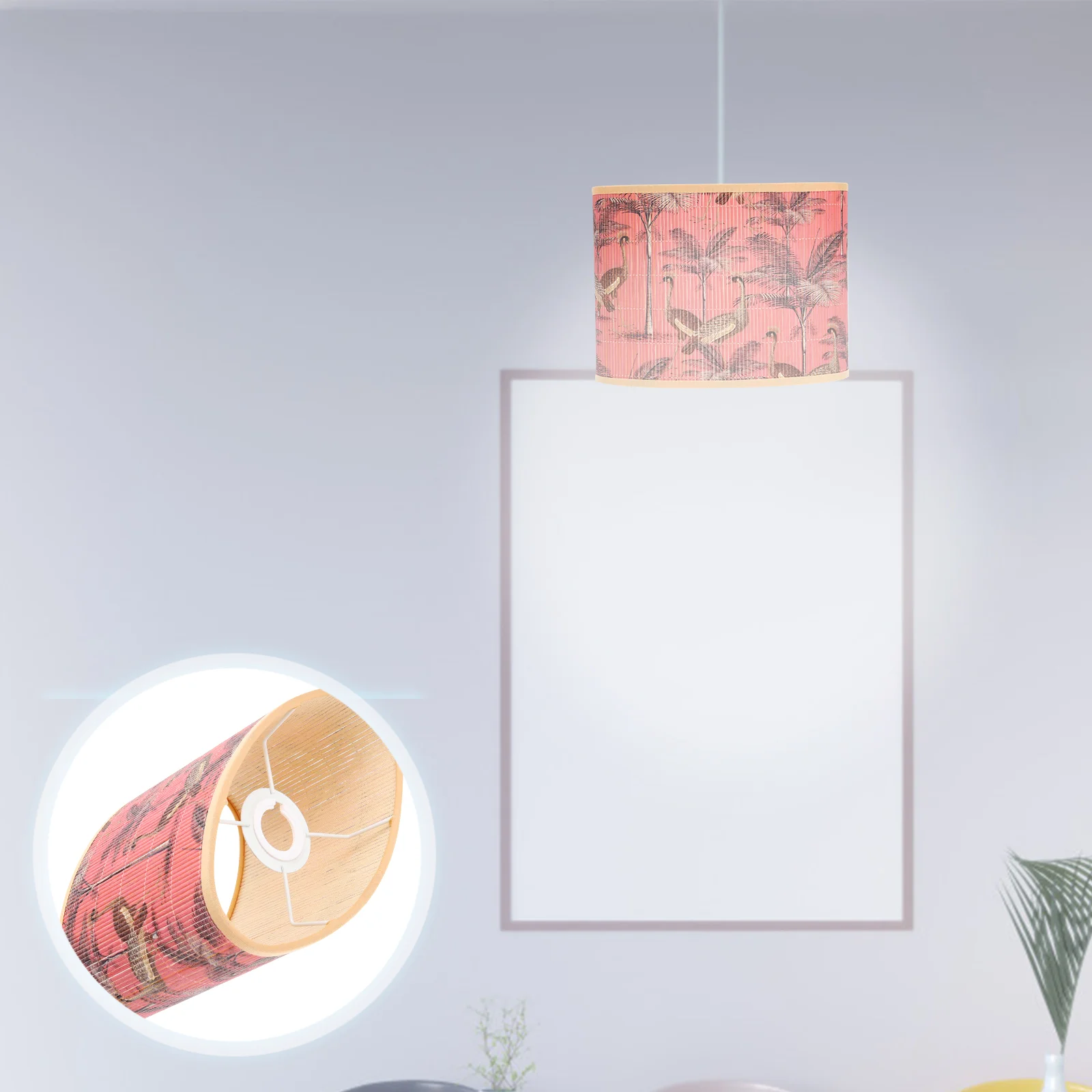 

Бамбуковый абажур, сменный аксессуар, декор, абажуры для прикроватной тумбочки, аксессуары для светильников, руководство для стола