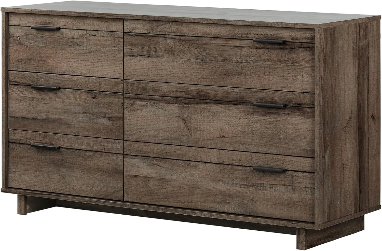 

South Shore Fynn 6-Drawer Double Dresser, Fall Oak