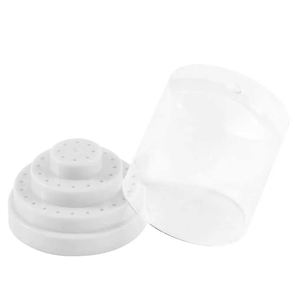 

Grinding Head Storage Box 48 Holes Nail Bit Holder Dustproof ganizer Manicure Container Drill Bits Tidy Professional