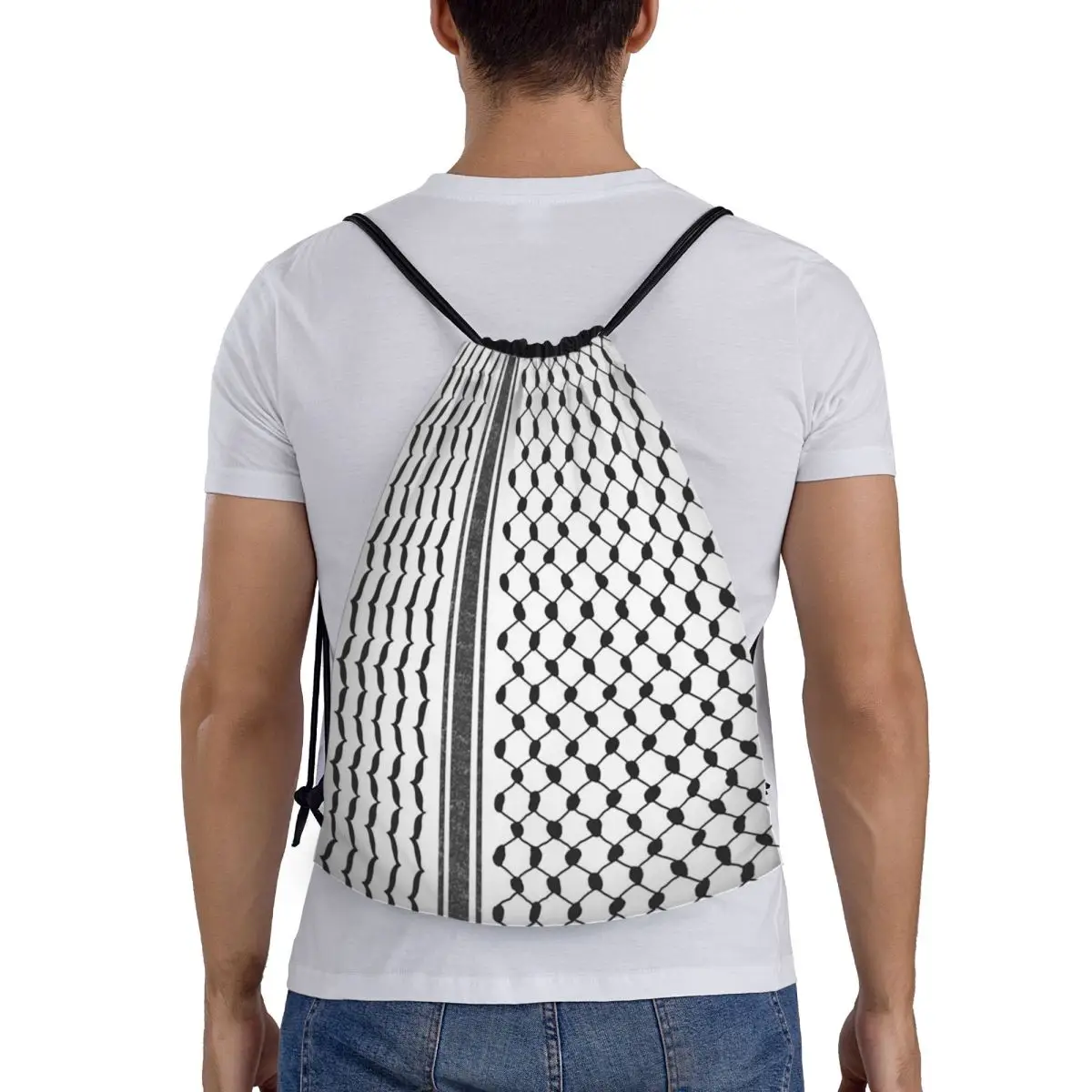 

Рюкзаки Hattah (Keffiyeh), повседневные портативные сумки на шнурке, спортивная сумка, сумки для книг для путешествий, студентов