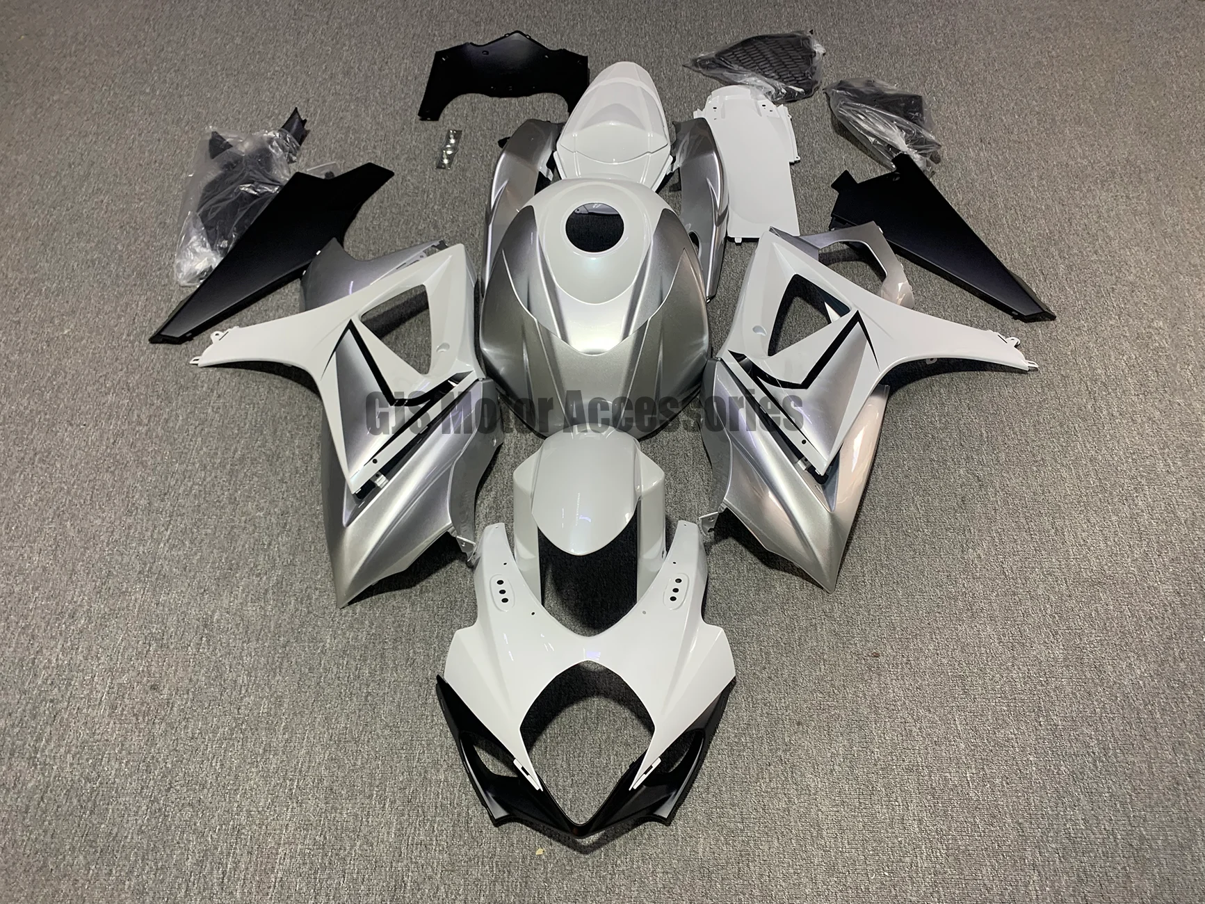 

Комплект обтекателей из АБС-пластика для GSXR 1000 2007-2008, полный комплект обтекателей для GSXR1000 gsx-r1000, цвет Nardo Grey.