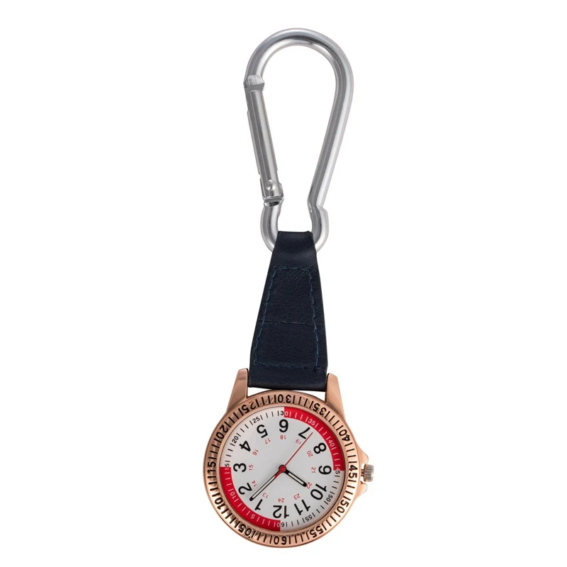 Relojes de bolsillo deportivos, reloj de mosquetón Fob, gancho de cinturón de diseñador, relojes de regalo para médicos, paramédicos, personal de ambulancia, Chefs