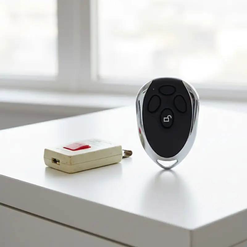 B*4-Channel 12V/24V Wireless Remote Control – HCS101 Code Garage & Gate Opener for Security Systems (433.92MHz)