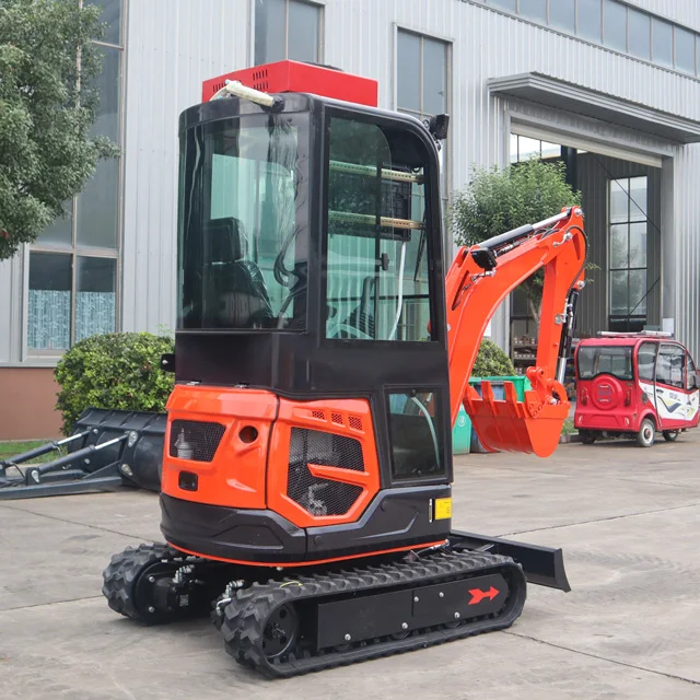 Skott 1.8 Ton Mini Crawler Excavator Hydraulic Small Digger Bagger CE EPA Tier4 with Dozer Blade for Garden Construction