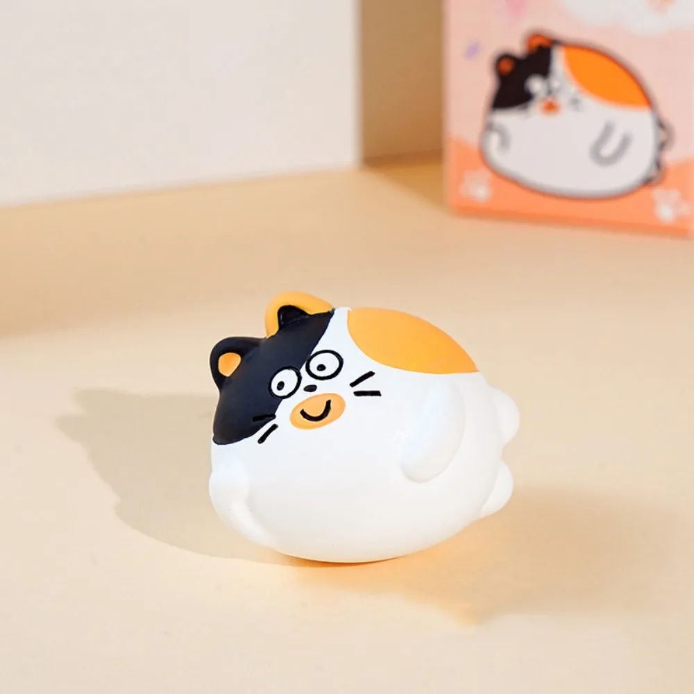 

Desk Ornament Round Cat Cat Resin Ornament Cute Mini Cat Car Decorations Kawaii Lovely Cat Ornament Desktop Decoration