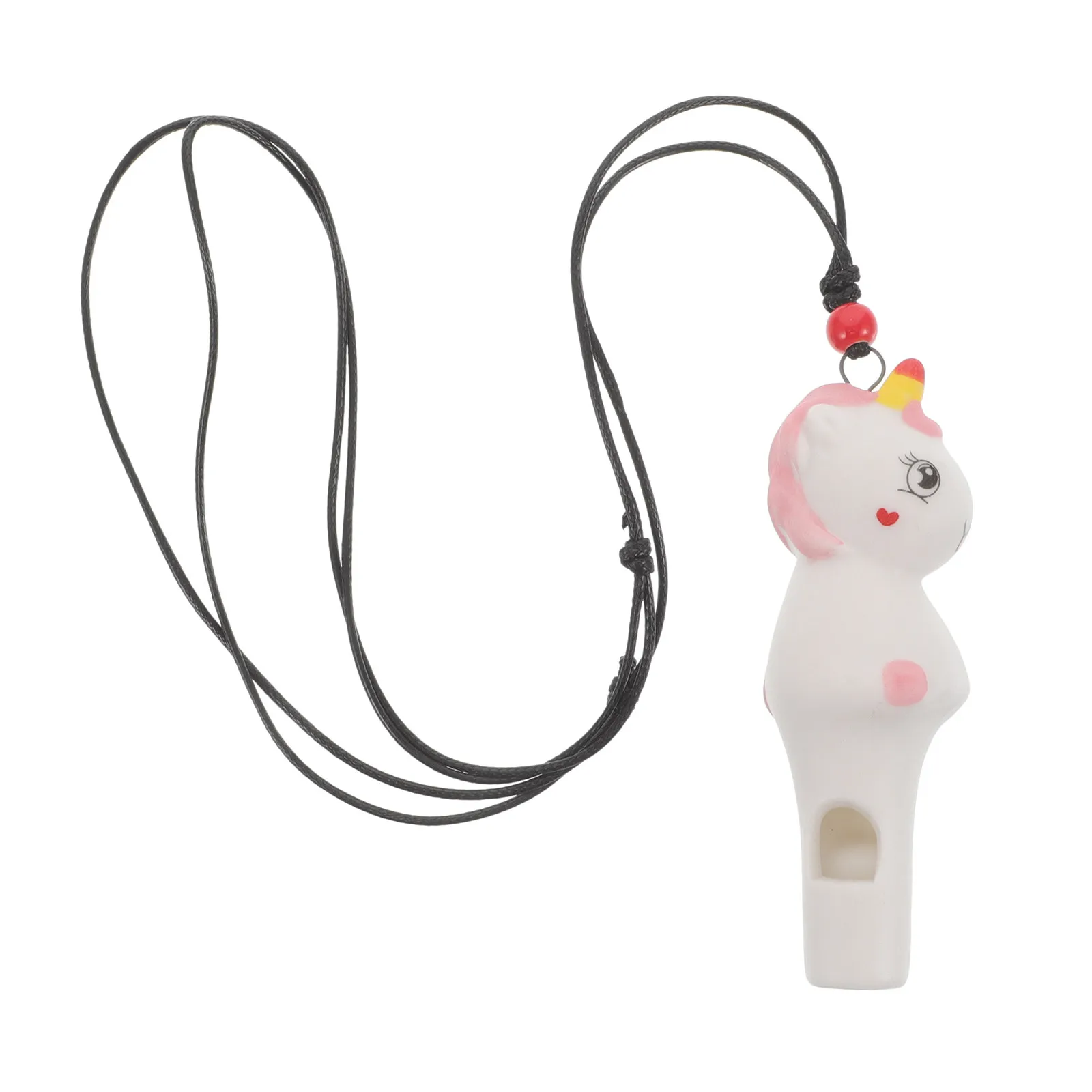 Unicorn Ceramic Whistle Whistle Necklace Party Favor Clay Whistler Musical Educational Noise Maker Supplies