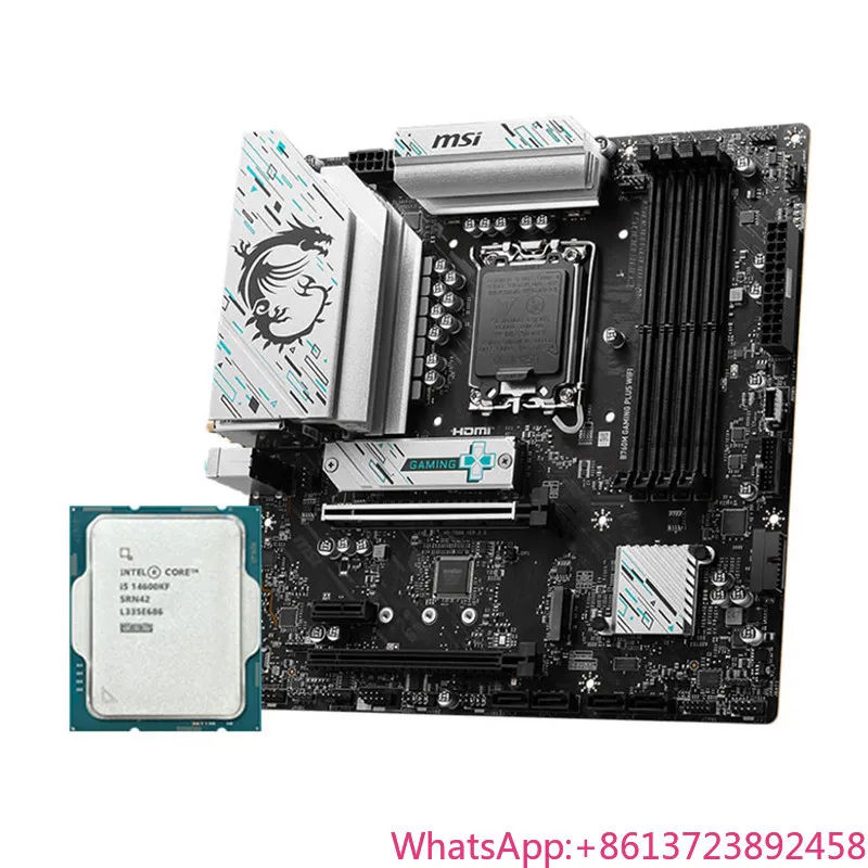 B760M GAMING WIFI DDR5 supports Intel i5 i5-12400F/i5-12600KF/i5-13400F/i5-14600KF processors B760M GAMING PLUS WIFI D5
