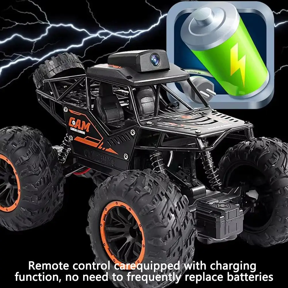 Intelligent Remote Control WIFI Camera Car Real Time Photography Aluminum Alloy High Speed Off-road Vehicle Strong