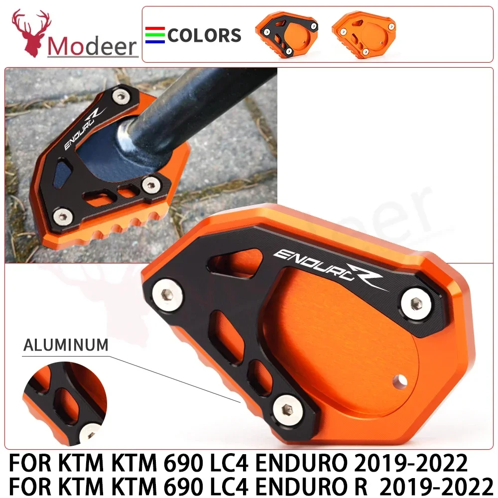 

690 LC4 EnduroR Accessories Side Stand Extender Pad Enlarged Stand Expander For KTM 690 LC4 Enduro / R 2019 2020 2021 2022