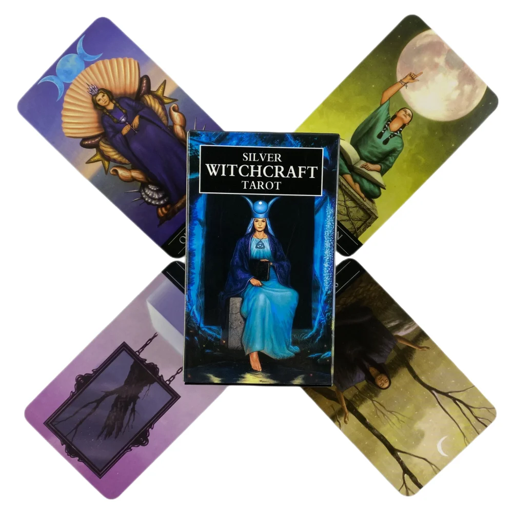 المبيعات الساخنة الفضة السحر التارو أوراكل التارو بطاقة مصير العرافة نبوءة بطاقة الأسرة حفلة لعبة التارو 78 بطاقة سطح السفينة دليل PDF #2