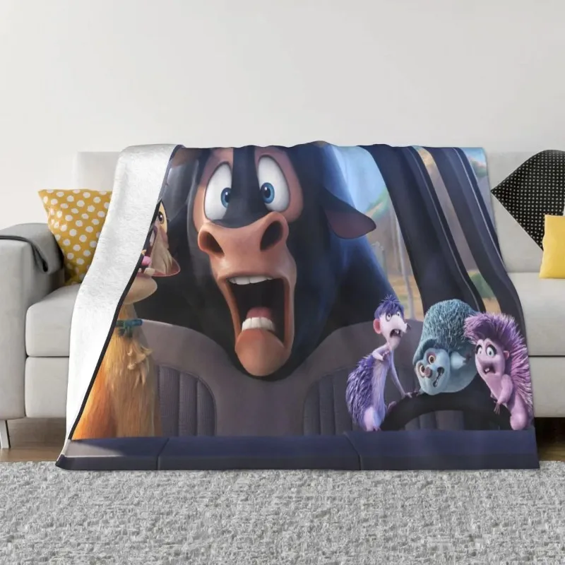 

Ferdinand Cartoon Cute Baby Blankets Sofa Cover Flannel Autumn Winter Thin Throw Blankets for Home Travel Rug Piece