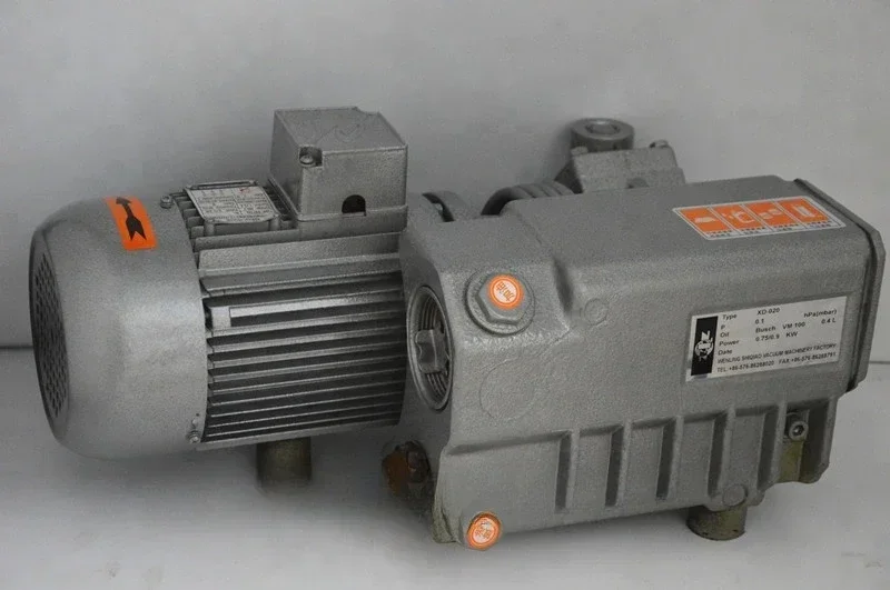 XD020 hot sell 20m3/h 220v 50hz xd 20 single stage rotary vane vacuum pump