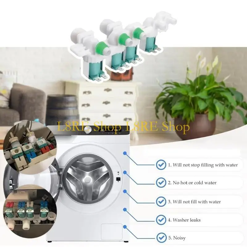 

L8RE Быстросоединяющиеся водяные клапаны Удобная для пользователя легкая установка Польза домашней прачечной